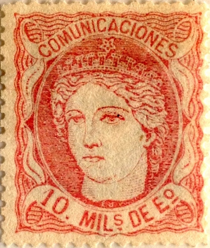 10 milésimos de escudo 1870