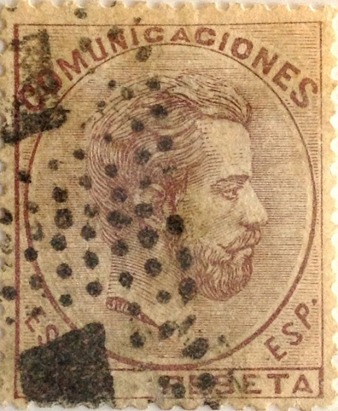 1 peseta 1872-73