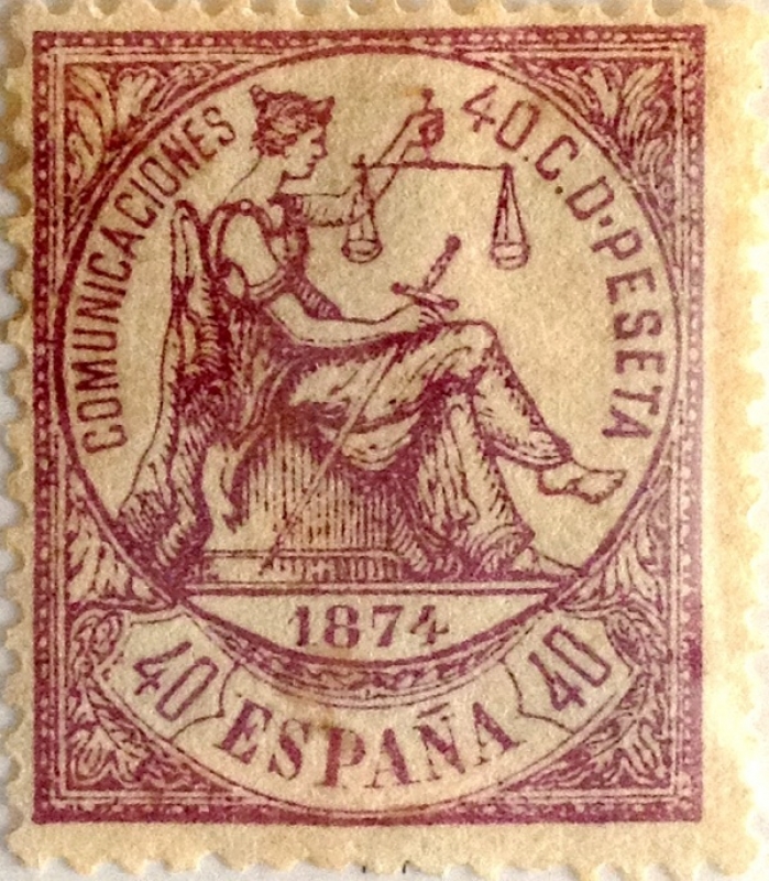 40 céntimos 1874