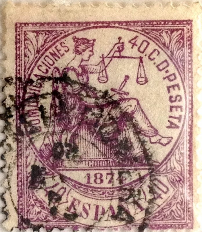 40 céntimos 1874