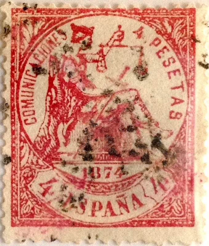 4 pesetas 1874