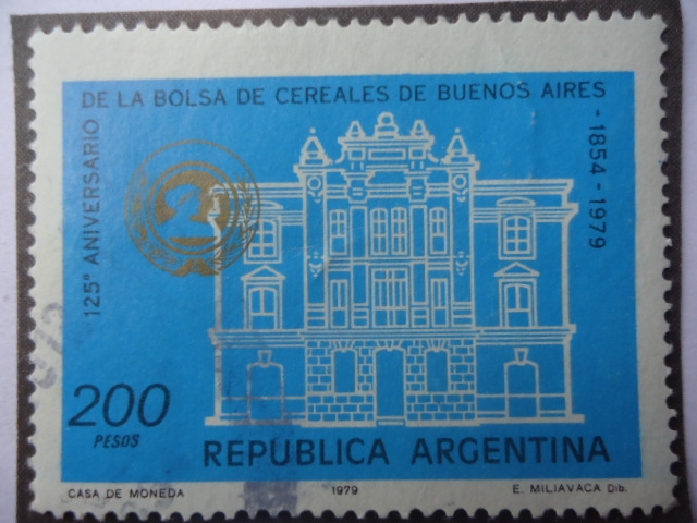 125º Aniversario de la Bolsa de Cereales de Buenos Aires 1854-1979