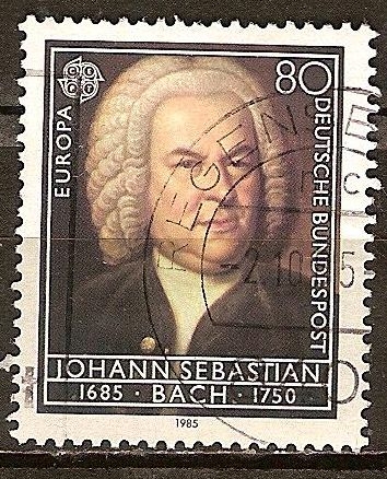 Europa-CEPT.Johann Sebastian Bach (1685-1750), compositor y pianista virtuoso.