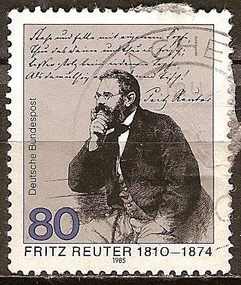 175a Aniv de la muerte de Fritz Reuter (escritor).