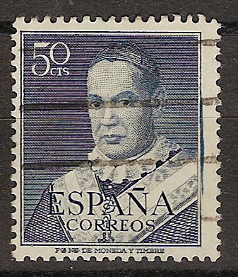 ESPAÑA SEGUNDO CENTENARIO USD Nº 1102 (0) 50C AZUL PIZARRA 