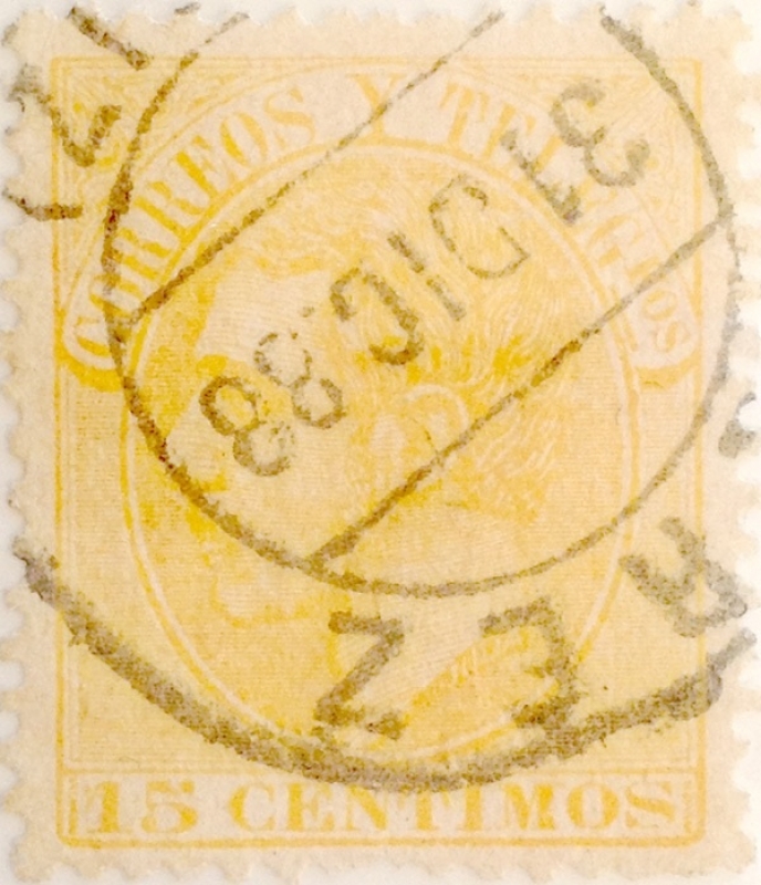 15 céntimos 1882