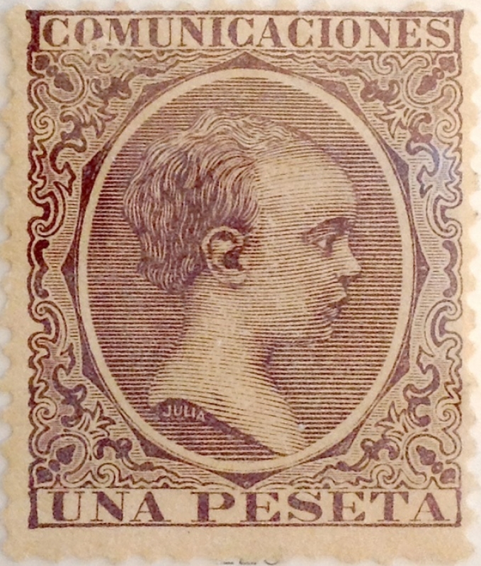 1 peseta 1889