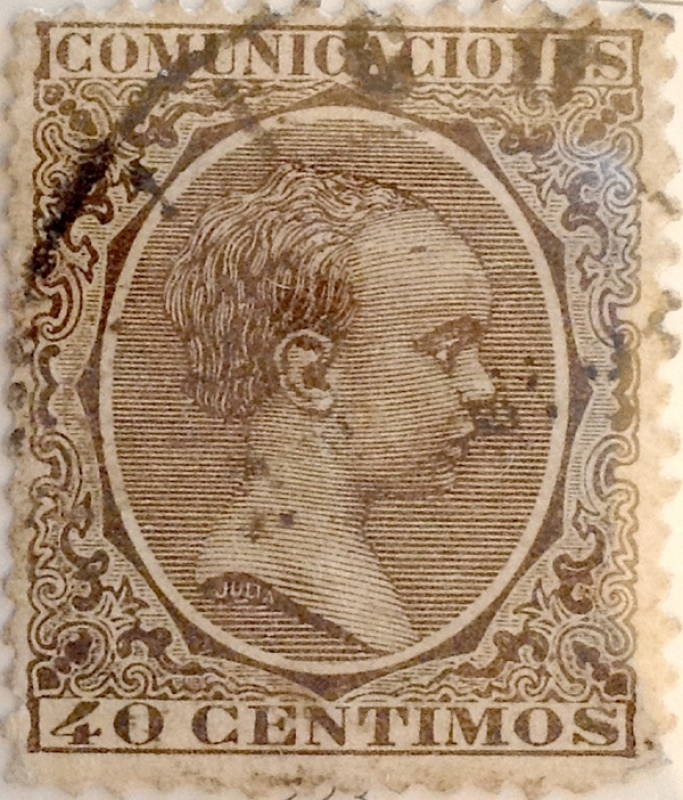 40 céntimos 1889