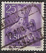 ESPAÑA SEGUNDO CENTENARIO USD Nº 1134 (0)  25 C VIOLETA AÑO MARIANO