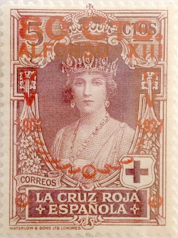 80 sobre 5 céntimos 1927