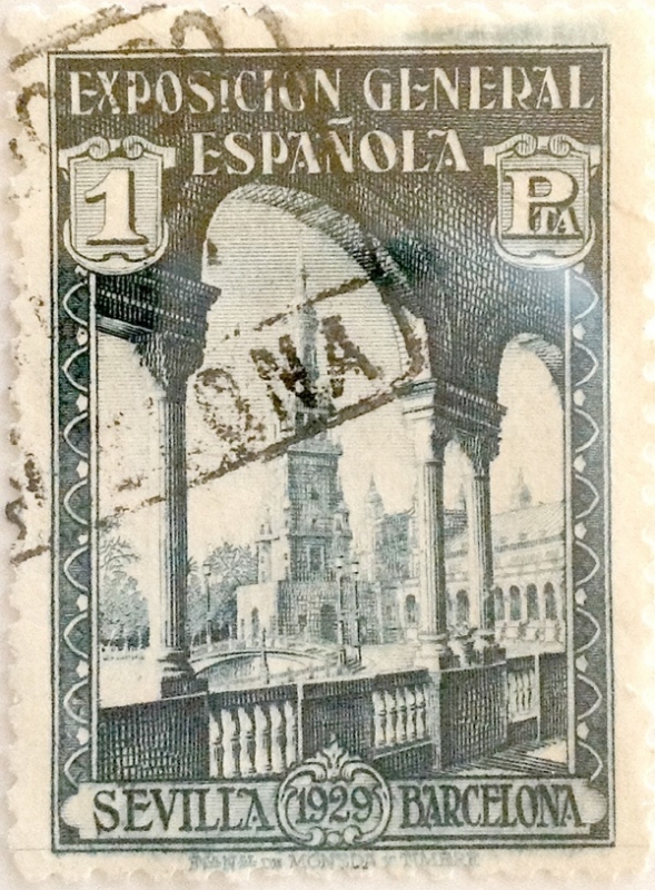 1 peseta 1929