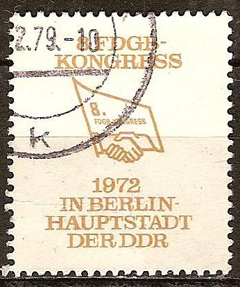 VIII. Congreso de Federación de sindicatos libres alemán en Berlín(DDR).