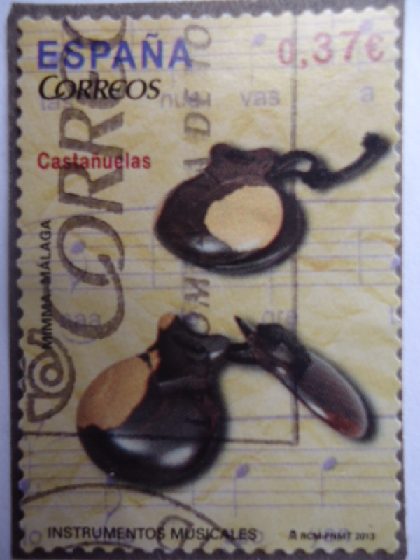 Instrumentos Musicales - Castañuelas.