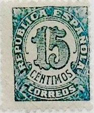 15 céntimos 1938