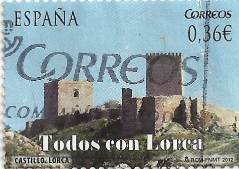 TODOS CON LORCA. EL CASTILLO. EDIFIL 4692