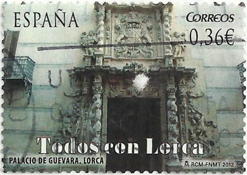 TODOS CON LORCA. PALACIO DE GUEVARA. EDIFIL 4694