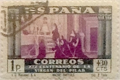 1 peseta + 30 céntimos 1940