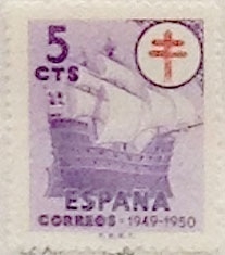 5 céntimos 1949