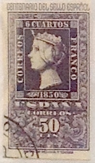 50 céntimos 1950