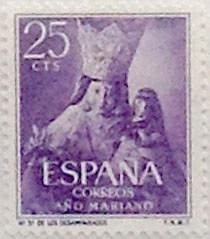 25 céntimos 1954