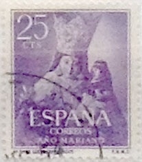 25 céntimos 1954