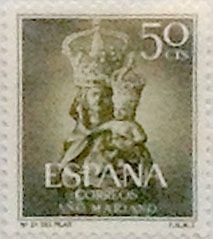 50 céntimos 1954