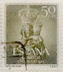 50 céntimos 1954