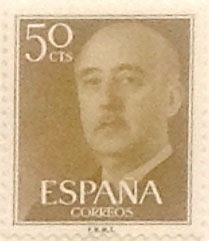 50 céntimos 1955