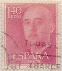 1,40 pesetas 1955