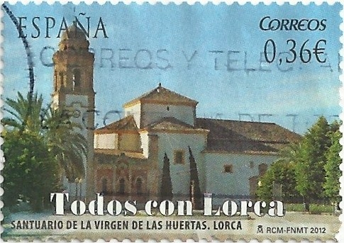 TODOS CON LORCA. SANTUARIO VIRGEN DE LAS HUERTAS. EDIFIL 4691