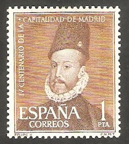 1389 - IV Centº de la capitalidad de Madrid, Felipe II