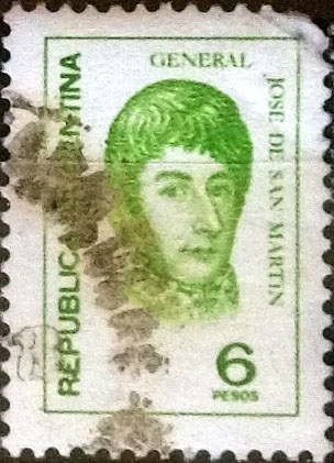 Intercambio 0,20 usd 6 pesos 1974