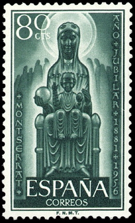 ESPAÑA SEGUNDO CENTENARIO NUEV Nº 1194 ** 80C VERDE