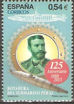 125  ANIVERSARIO  DE  LA  BOTADURA  DEL  SUBMARINO  PERAL