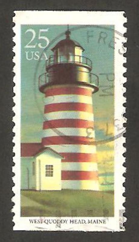 1898 - Faro West Quoddy Head en Maine