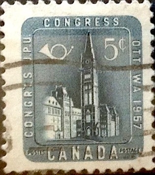 Intercambio 0,20 usd 5 cent 1957