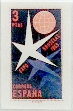 3 pesetas 1958