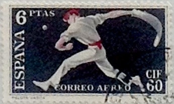 6 pesetas 1960