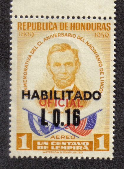 Conmemorativa del CL Aniversario del Nacimiento de Lincoln