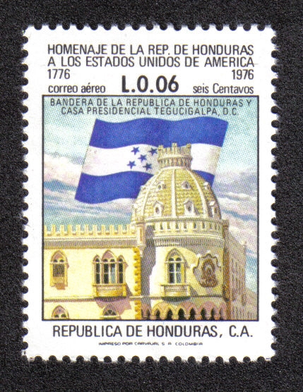 Homenaje de la Rep. de Honduras a Los Estados Unidos de América 