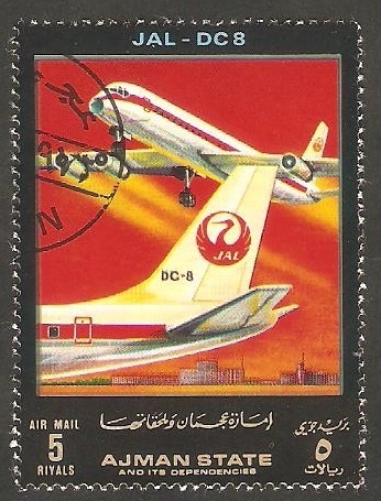 Ajman - JAL, DC 8