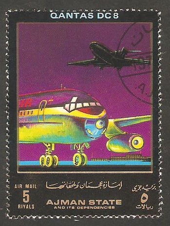 Ajman - Qantas, DC 8