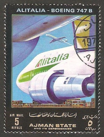 Ajman - Alitalia, Boeing 747 B