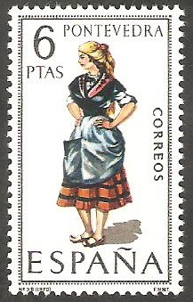 1950 - Traje típico de Pontevedra