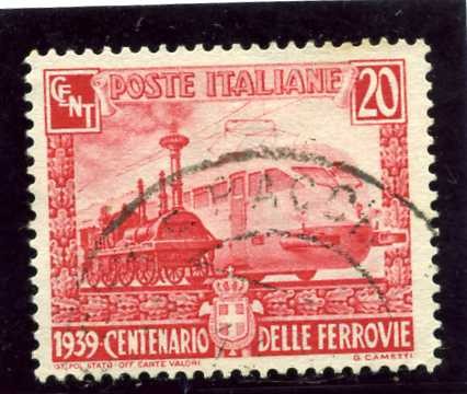 Centenario del ferrocarril italiano