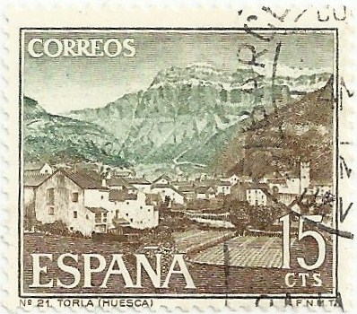 SERIE TURISTICA.TORLA (HUESCA). EDIFIL 1727