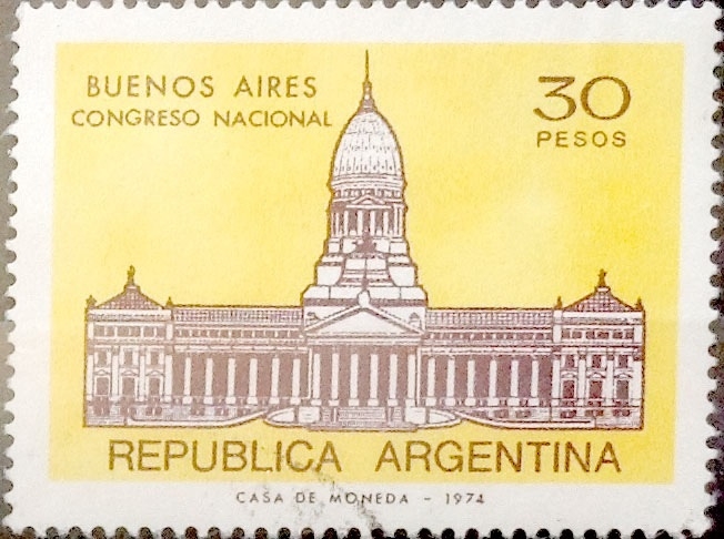 Intercambio 0,20 usd 30 pesos1974