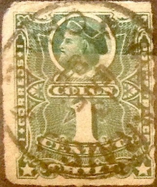  Intercambio 0,20 usd 1 cent. 1881