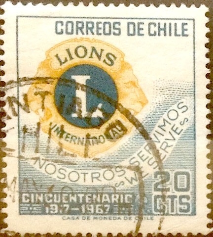 Intercambio 0,25 usd 20 cents. 1967