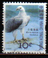 CHINA HONG KONG 2006 Sello Serie Pájaros Aguila Sea Eagle usado